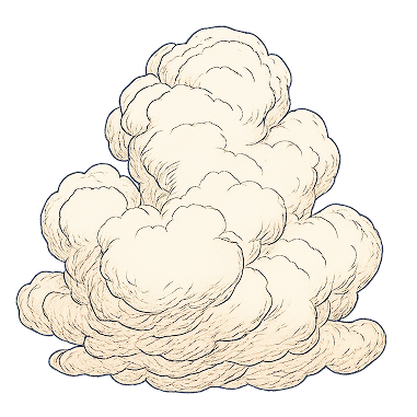 Background clouds
